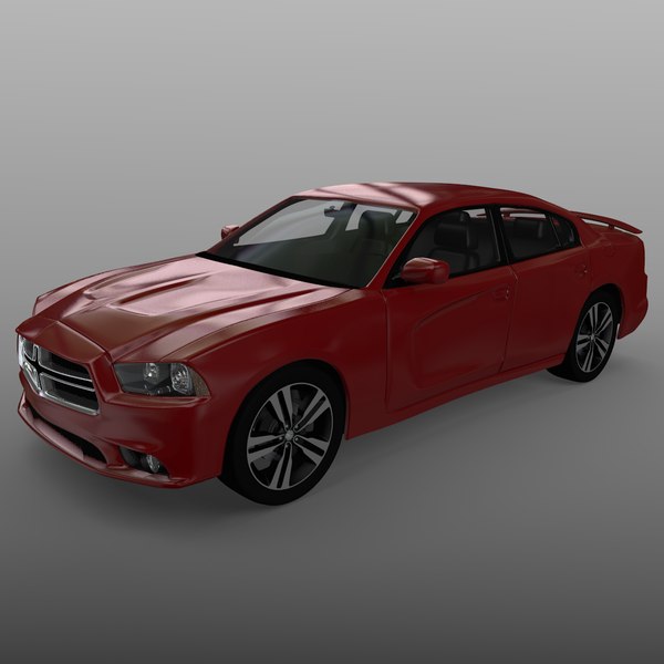 3d model dodge charger