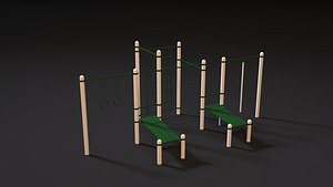 3D workout sports exercises model