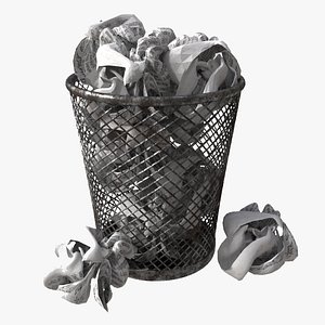 Papers Trash 3D model