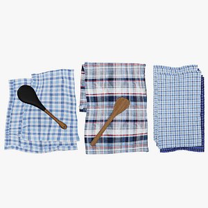 Kitchen Towels 3D model
