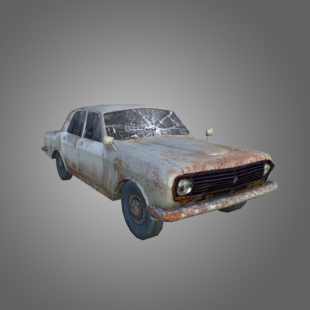 3d Model Low-poly Volga