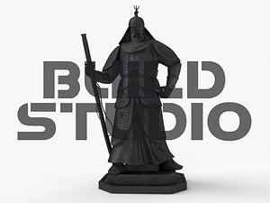 Admiral Yi sun shin Statue 3D