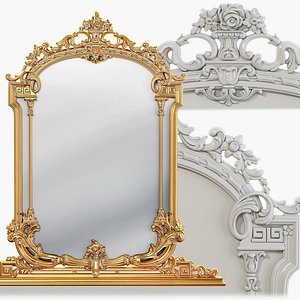 Classic mirror 18 3D model
