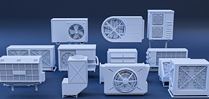 15 AC Units with great details model
