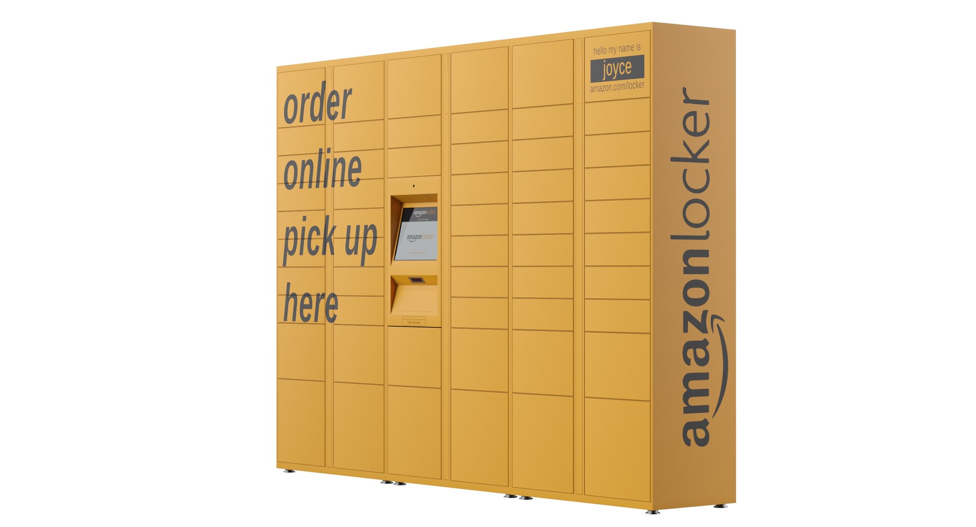 3D Amazon Parcels Locker - TurboSquid 1416928