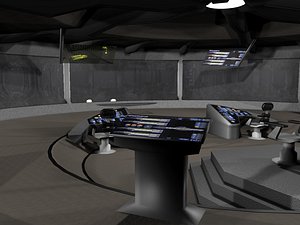 bridge uss 3d model