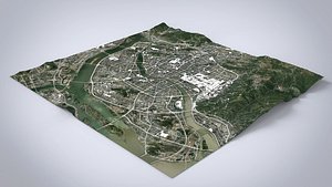 3D model Cityscape Fuzhou China