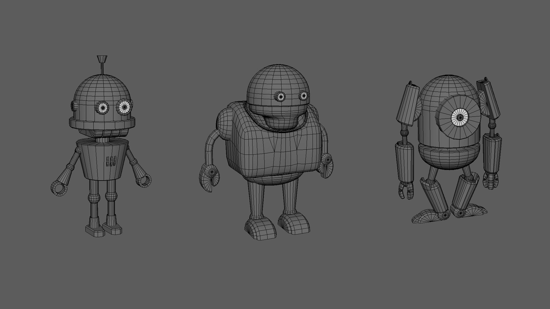 3 funny robots pack 3D model https://p.turbosquid.com/ts-thumb/k5/i3XVfG/TD/robo_all_wf/jpg/1701899193/1920x1080/fit_q87/27f3d7ff9c5b985444bfee457b7e4e79e3c6ccd0/robo_all_wf.jpg