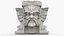 Testa di pietra azteca 17