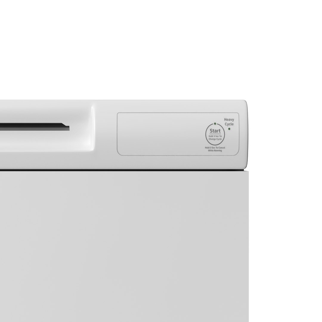 Hotpoint Dishwasher 3D Model TurboSquid 1915359