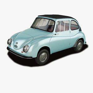 Subaru  360 Convertible 3D model