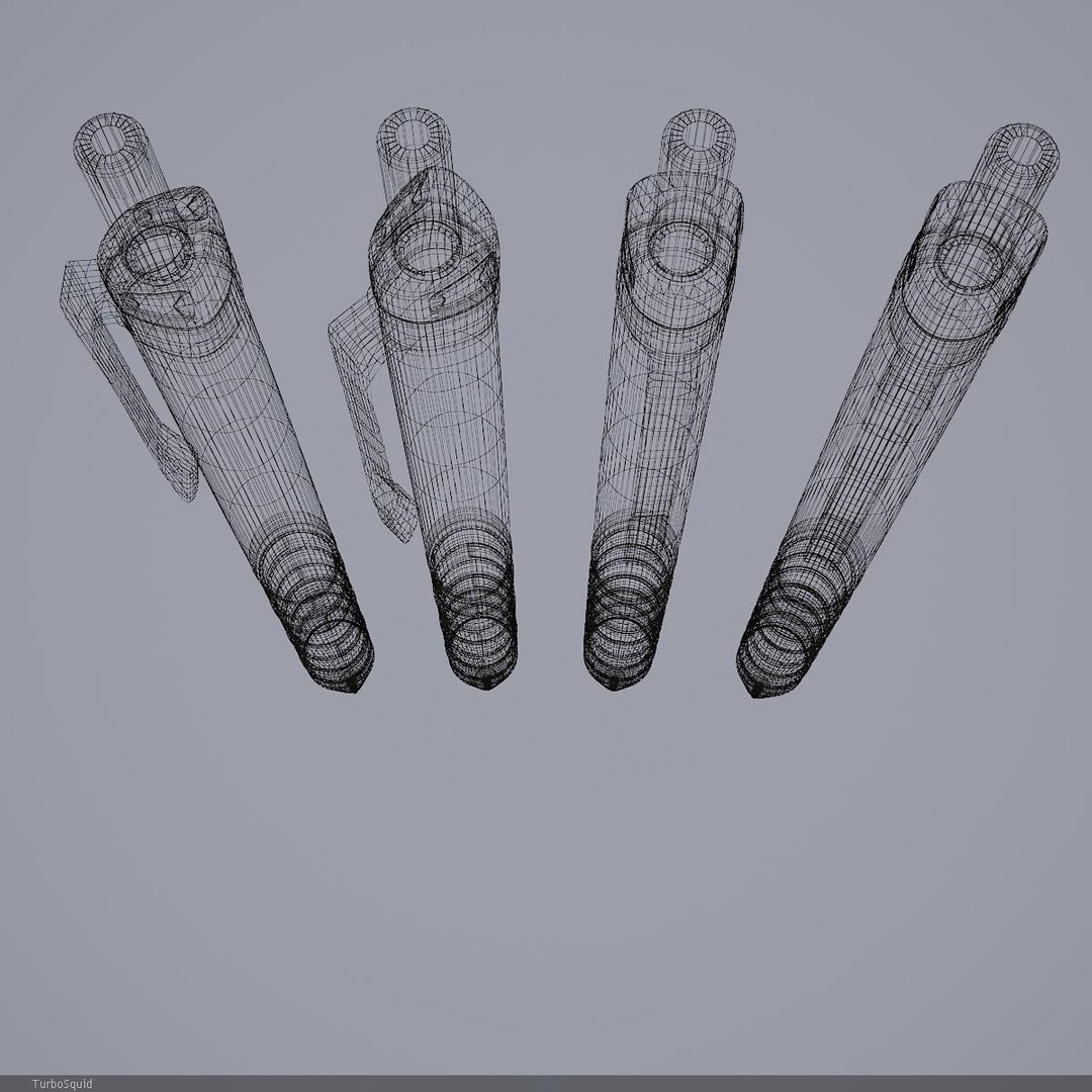 3d rotring renders v-ray model