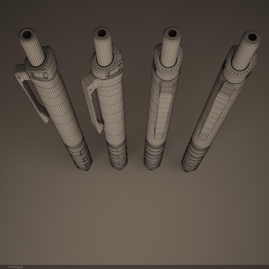 3d rotring renders v-ray model