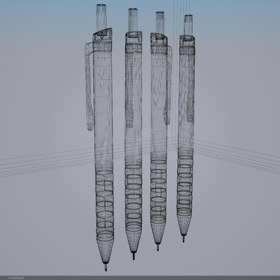 3d rotring renders v-ray model