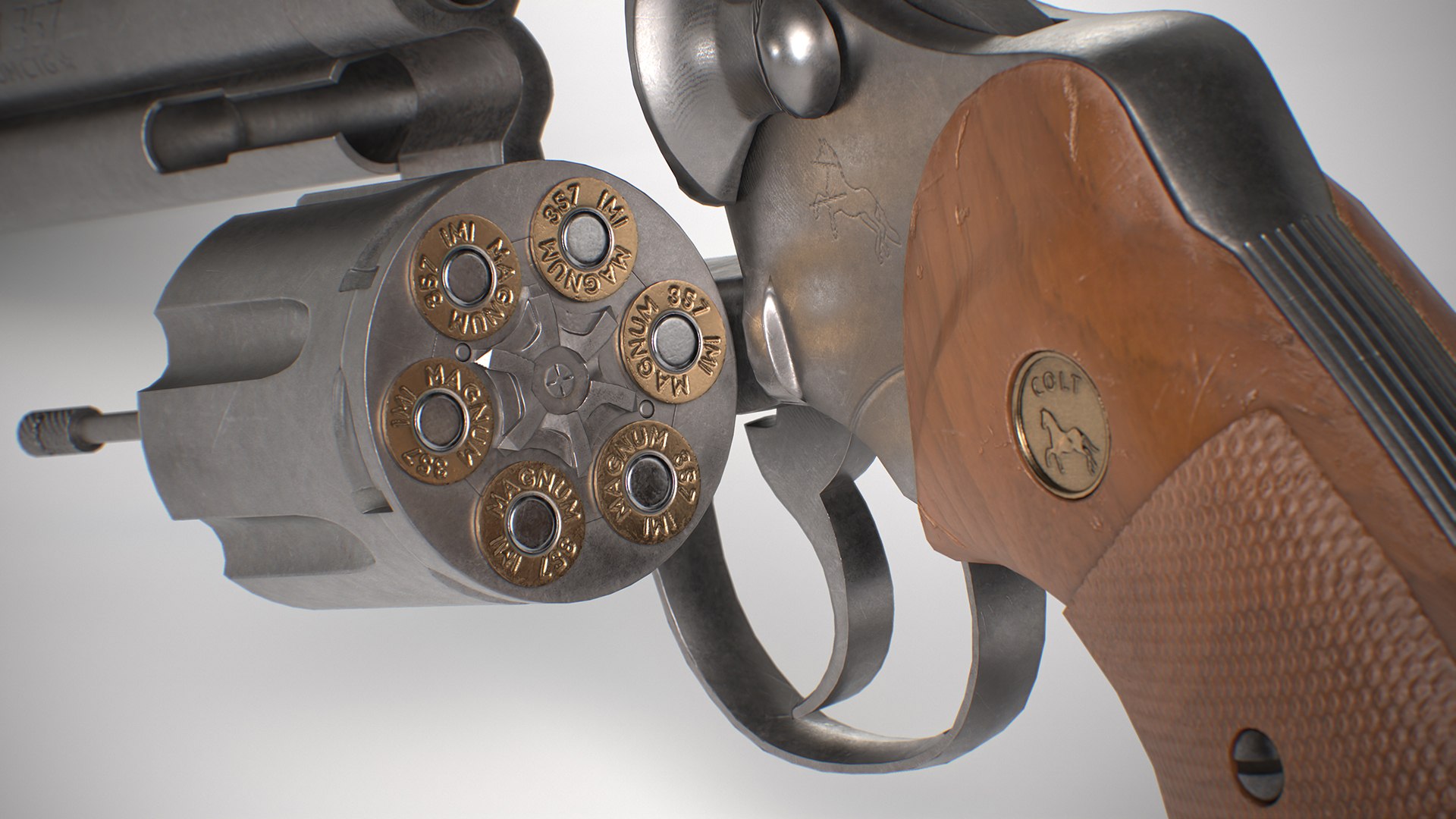 3D Python Revolver 6 -Telescopic Sight - TurboSquid 2240671