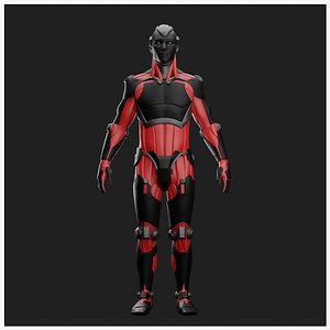 3D Male Robot 04 - MR04