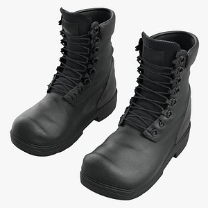 3d model military boots