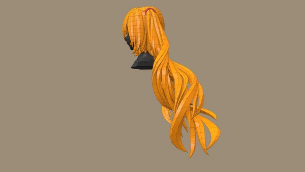 3D model hair girl anime - TurboSquid 1681930