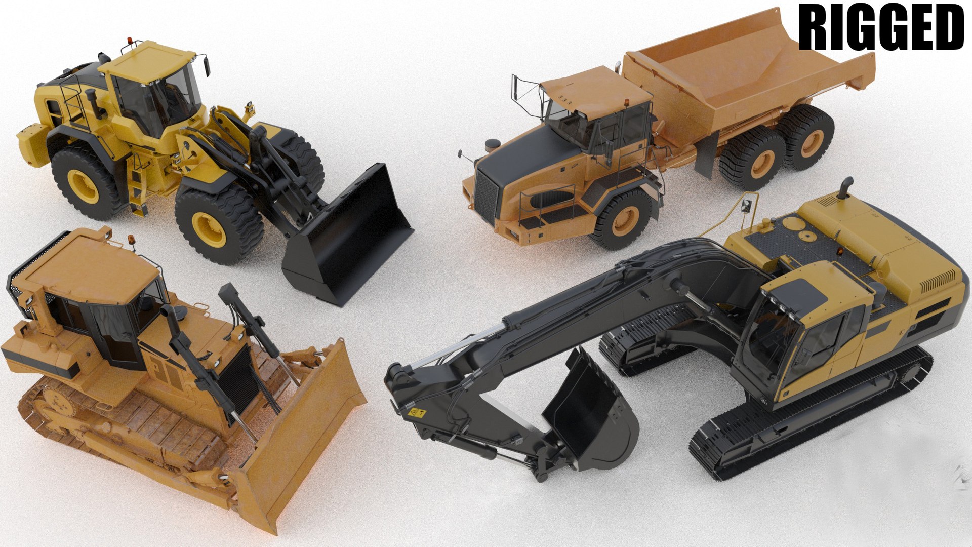 Hitachi ZX300-7 Excavator 3D Model - TurboSquid 2115284