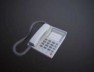 3D office phone model