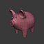 3D model cartoon pig
