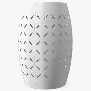 Patio Metal Side Table White model