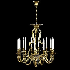 Bronze d art 1086 classic pendant suspension candle lamp chandelier baroque