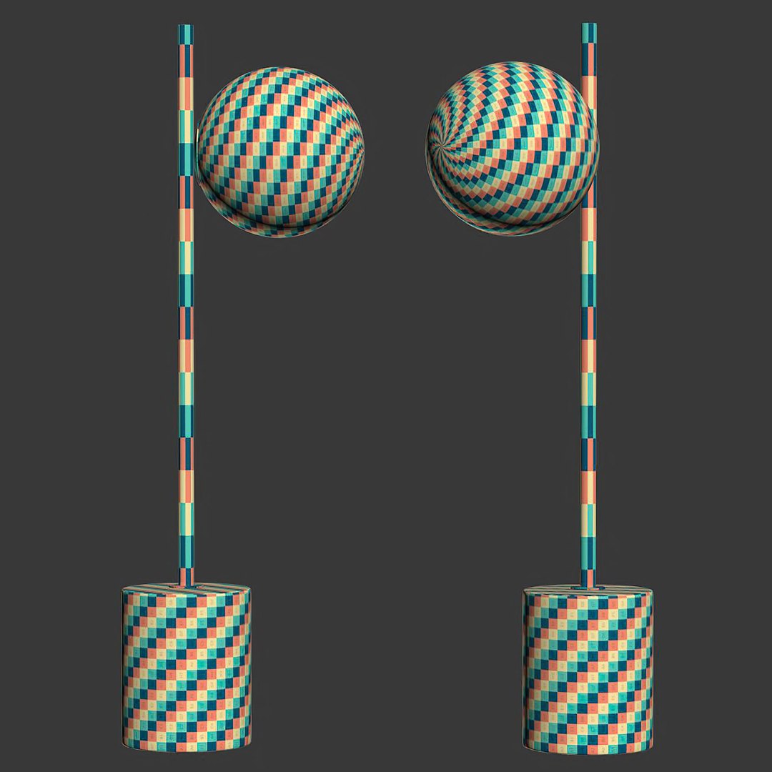 West Elm Sphere And Stem Table Lamp 3D Model - TurboSquid 1856319