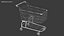 shopping cart 3D model