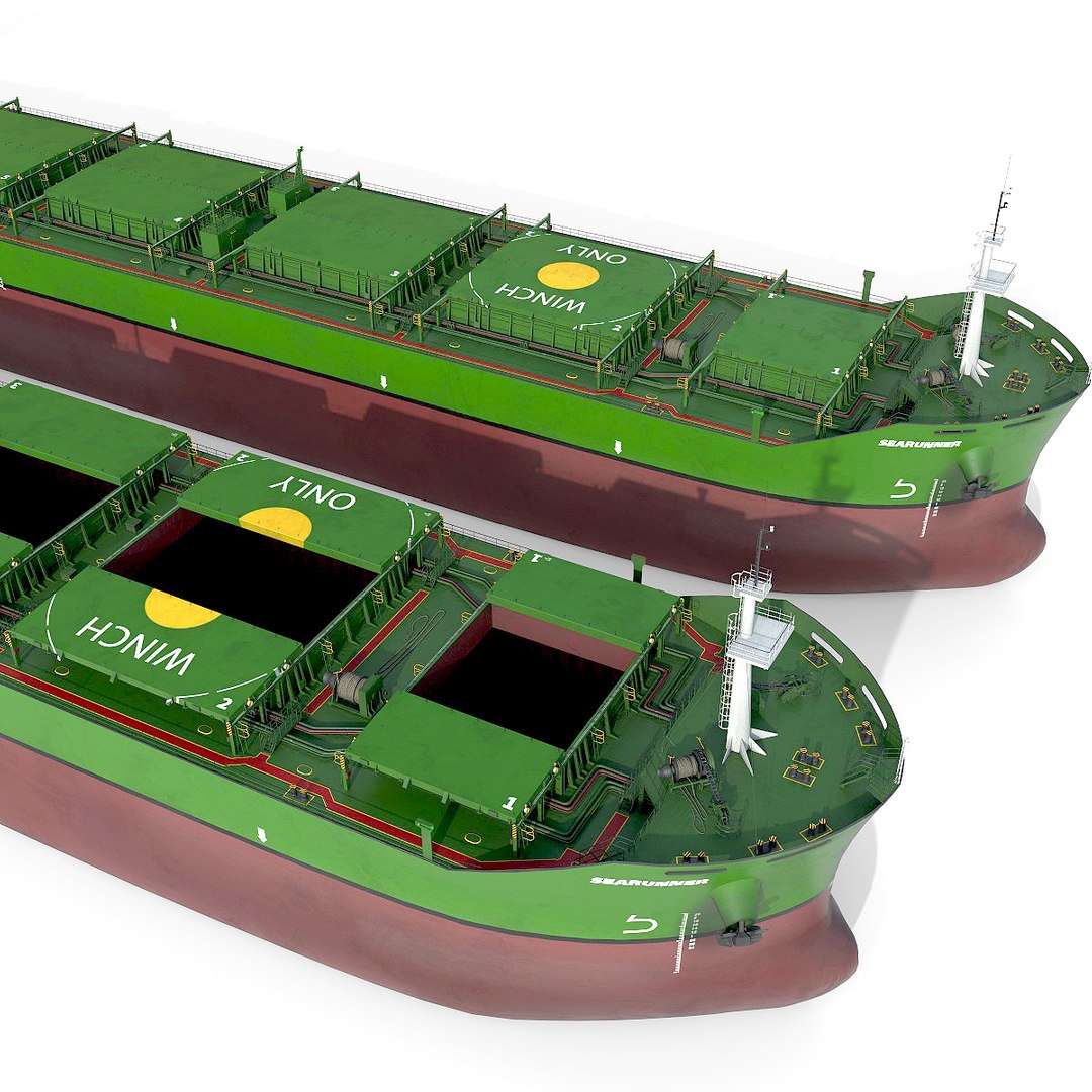 Vessel Bulk Carrier 3D Model - TurboSquid 1627018