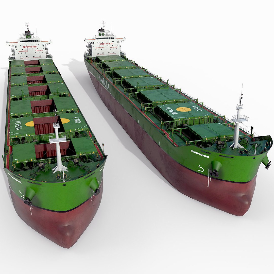 Vessel Bulk Carrier 3D Model - TurboSquid 1627018