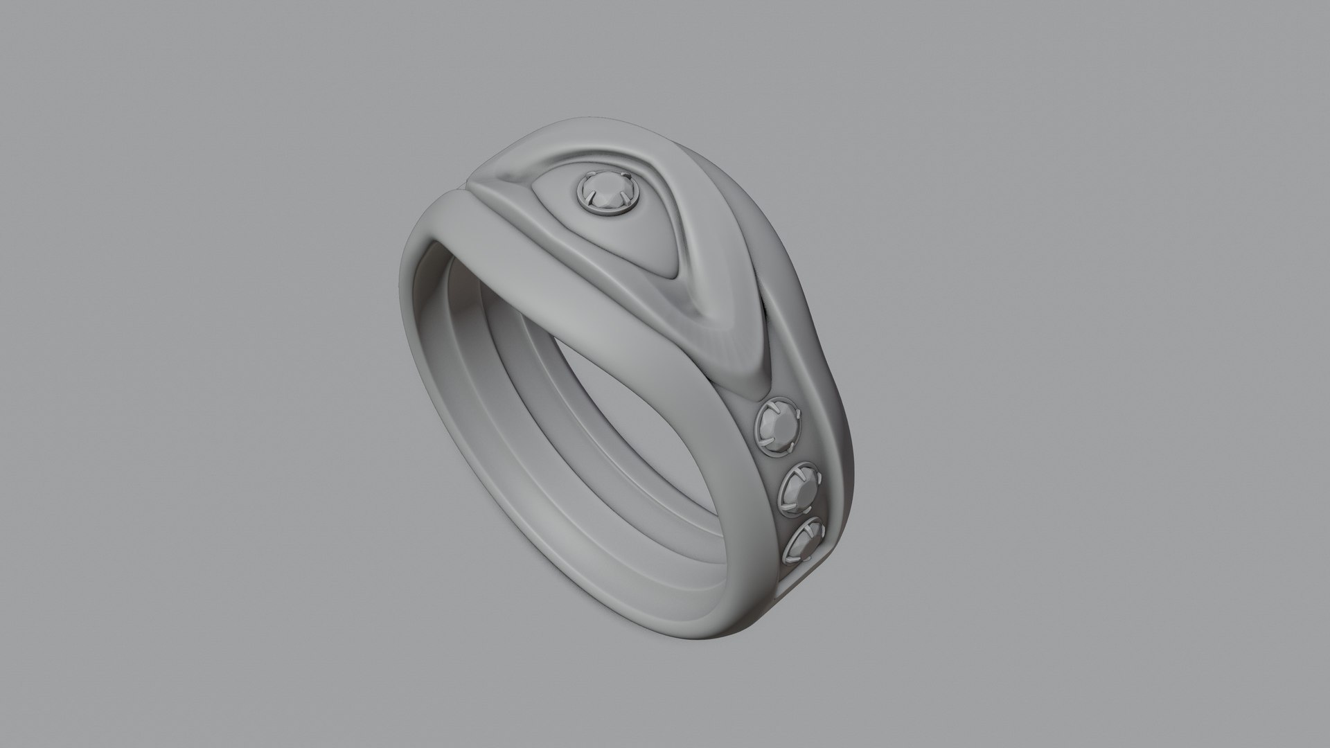 3D All Seeing Eye Ring - TurboSquid 1953814