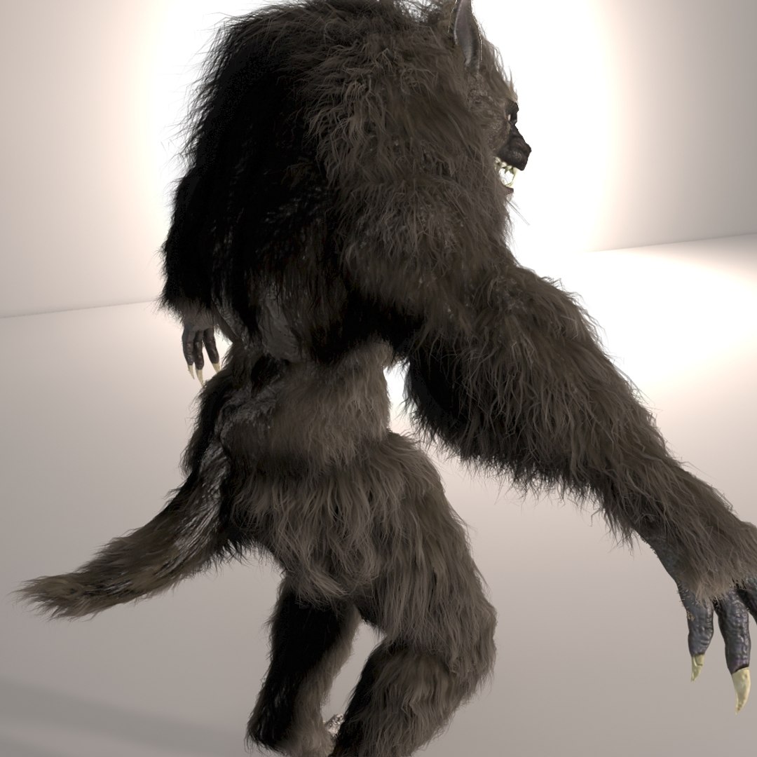 3d model werewolf monster creature
