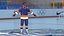 hockey player blue model