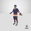 Hockey Player Blue