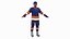 Hockey Player Blue