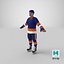 Hockey Player Blue