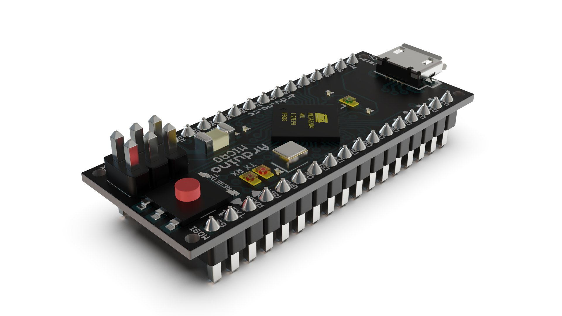 3D Arduino Micro Model - TurboSquid 1770317