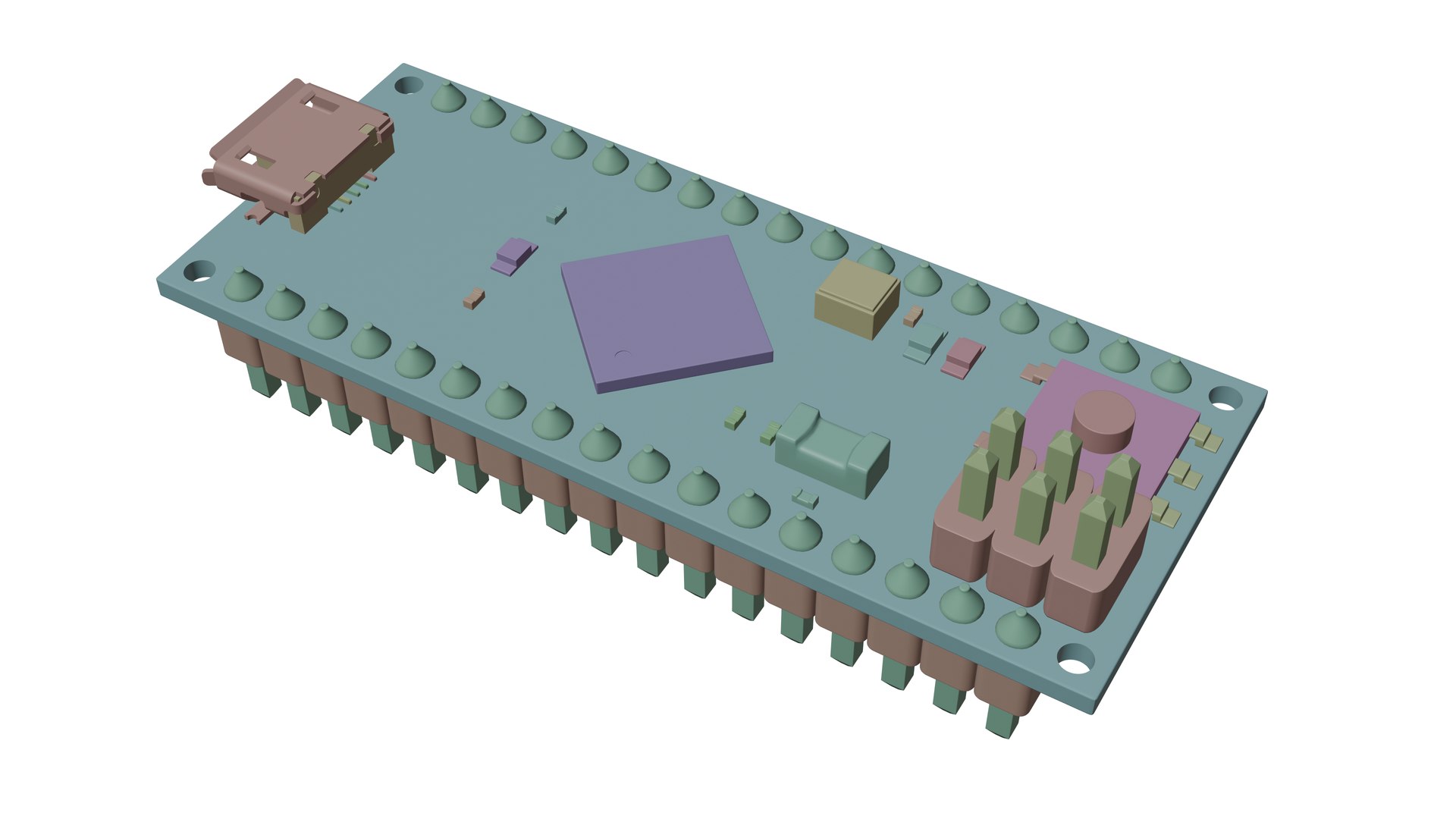3D Arduino Micro Model - TurboSquid 1770317