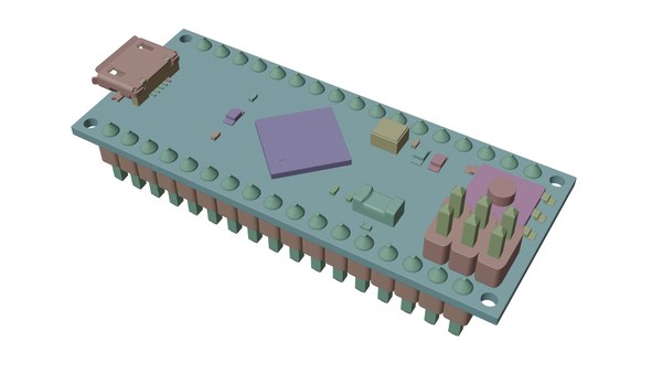 3D Arduino micro model - TurboSquid 1770317