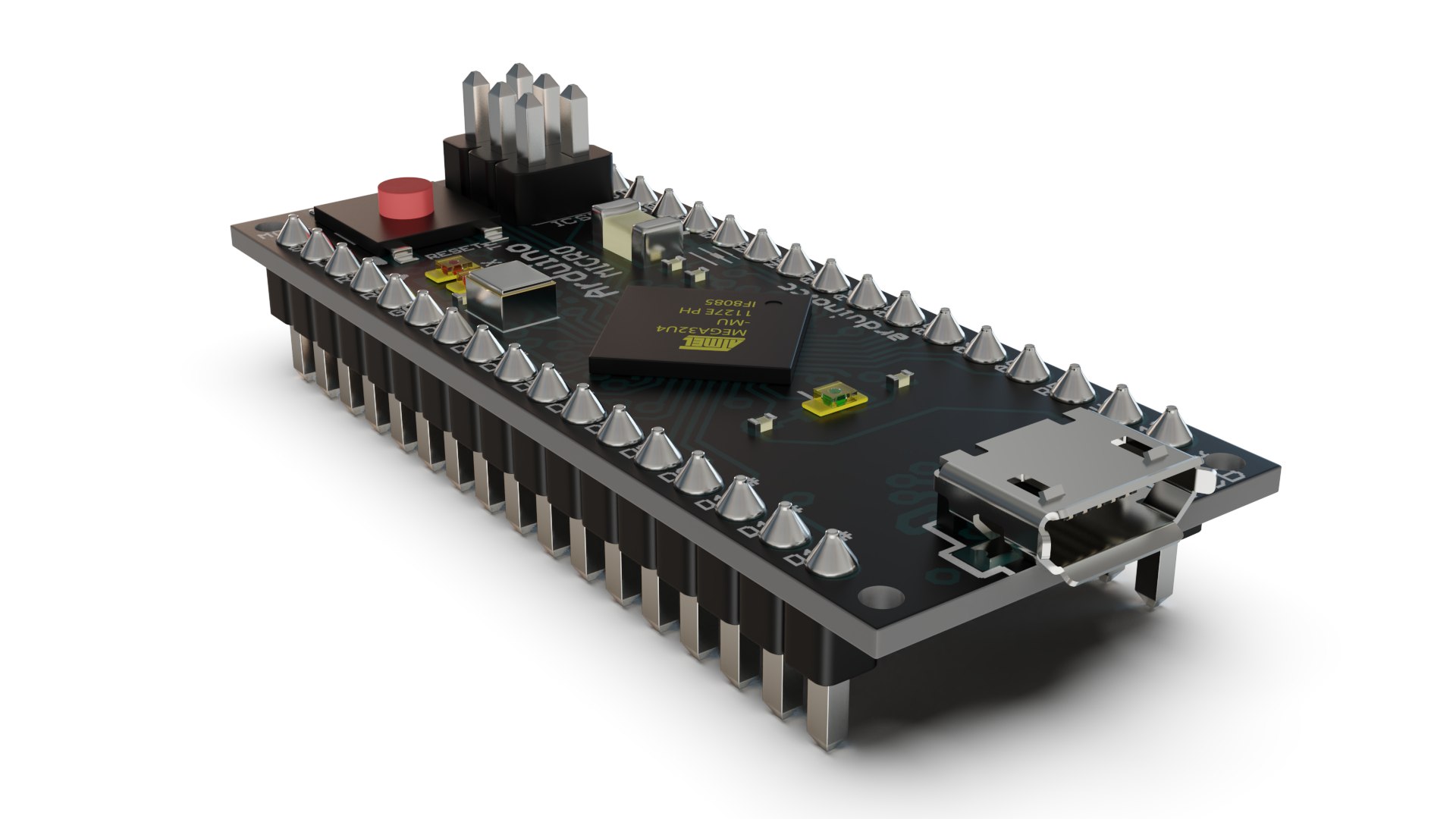 3D Arduino Micro Model - TurboSquid 1770317