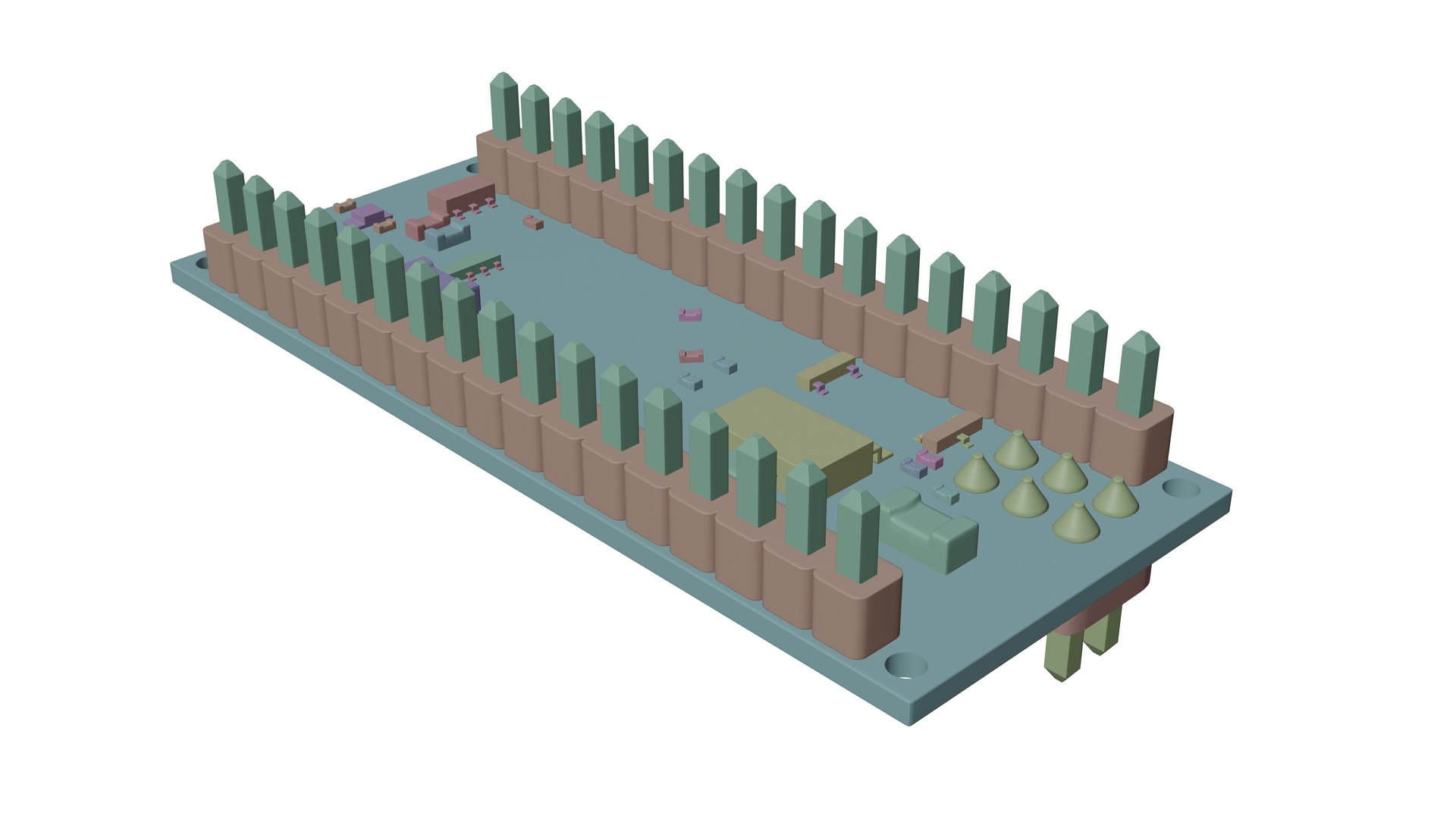 3D Arduino Micro Model - TurboSquid 1770317