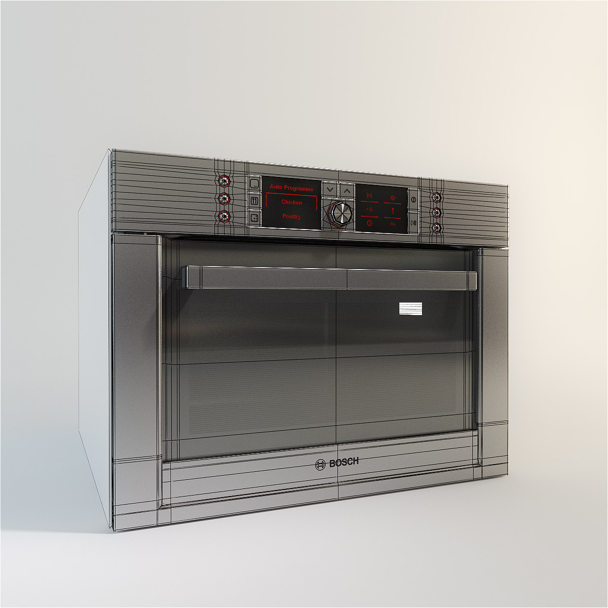 3d bosch integrated microwave model