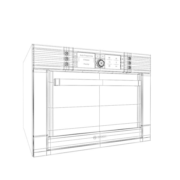 3d bosch integrated microwave model