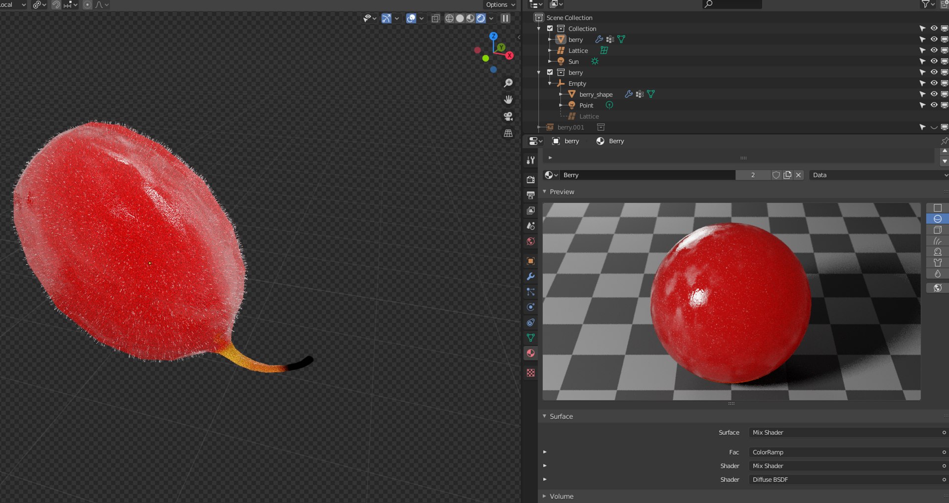 3D Raspberry Model - TurboSquid 1522120