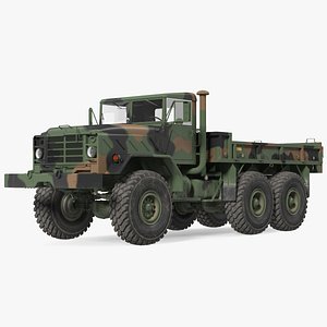 M939 Military Cargo Truck Green model