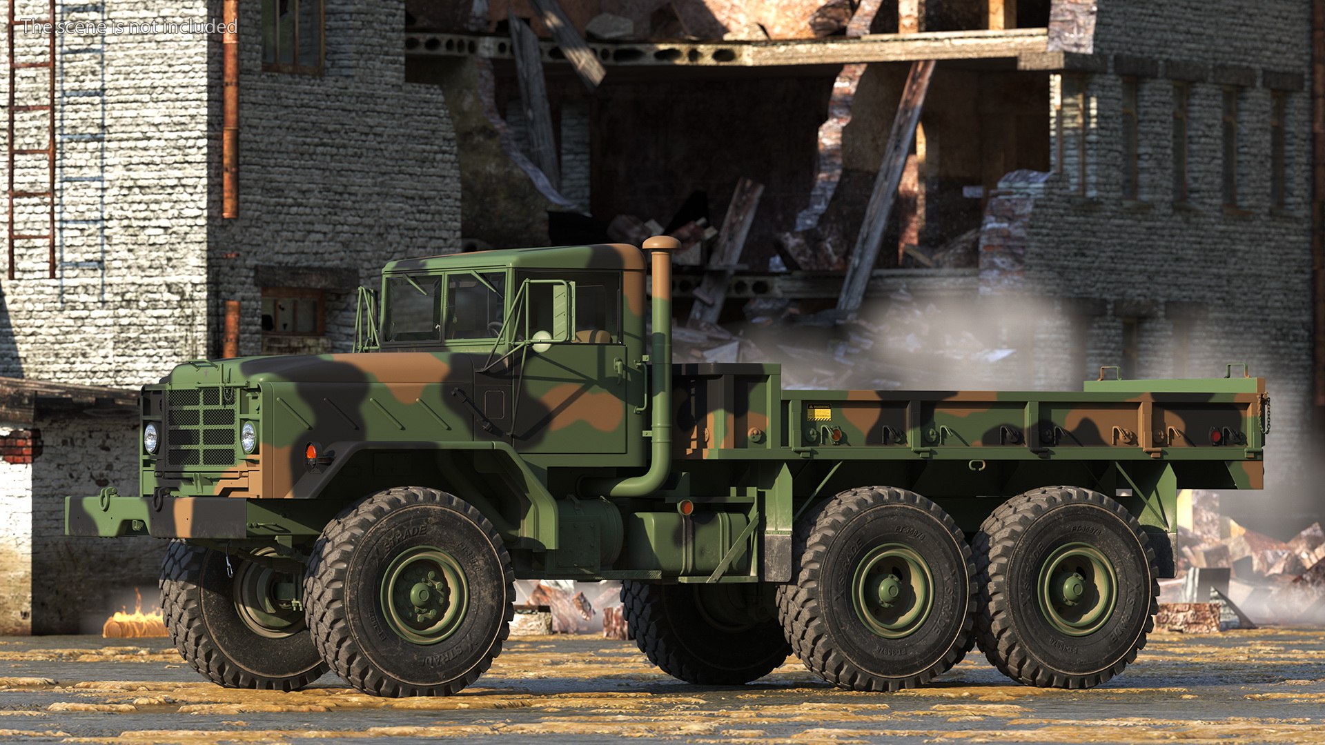 M939 Military Cargo Truck Green Model - TurboSquid 1740680