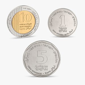 3D Shekel Coins Collection