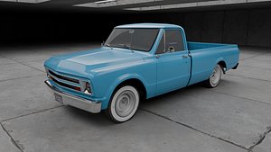 Generic Classic American Pickup Truck