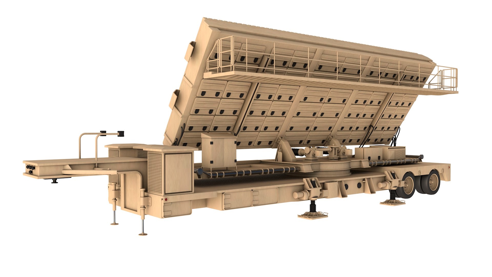 Green Pine Radar Station 3D TurboSquid 2181535